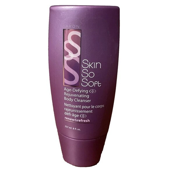 AVON SKIN SO SOFT Renew & Refresh Age-Defying Rejuvenating Body Cleanser (8floz) - Picture 3 of 6